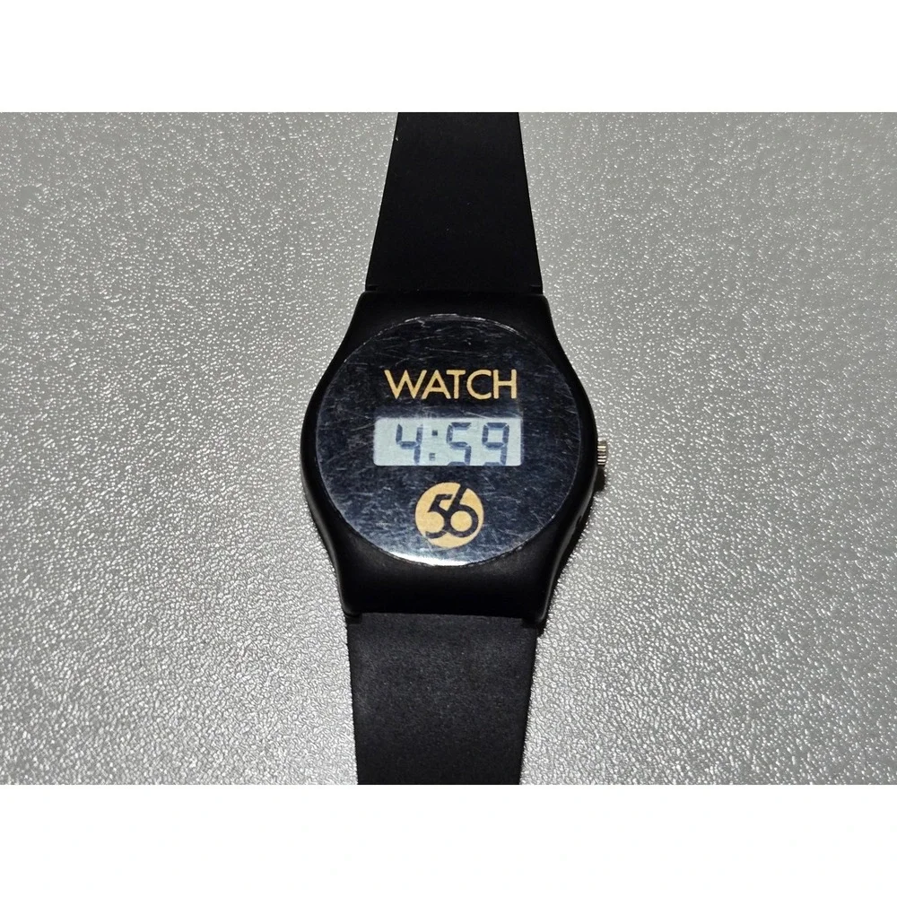 WTVS 56 PBS Detroit Tan Duffel Bag & Watch Vintage Promo TV‎ Public Media
